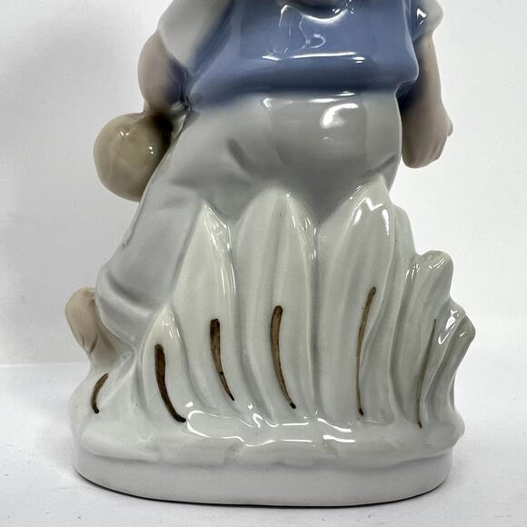 ENESCO Blue White Sailor Boy Figurine Rooster MID CENTURY Vintage 1950's Decor - Picture 9 of 10